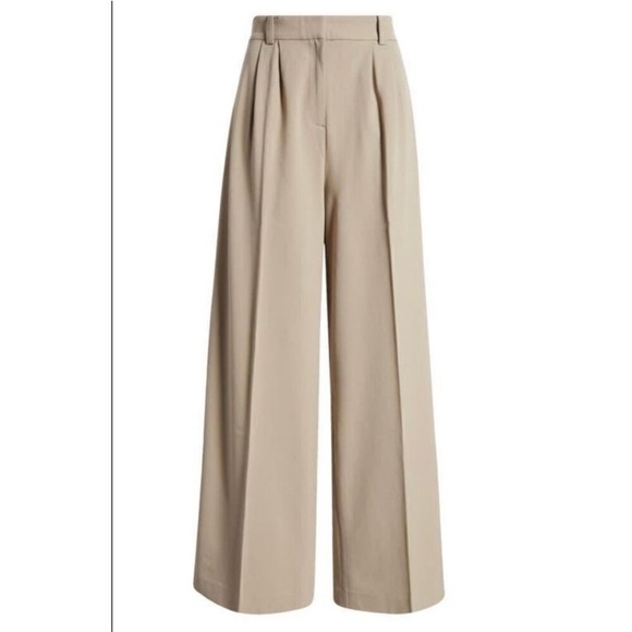 Open Edit Tan Wide-Leg Women's Pants - Picture 1 of 5